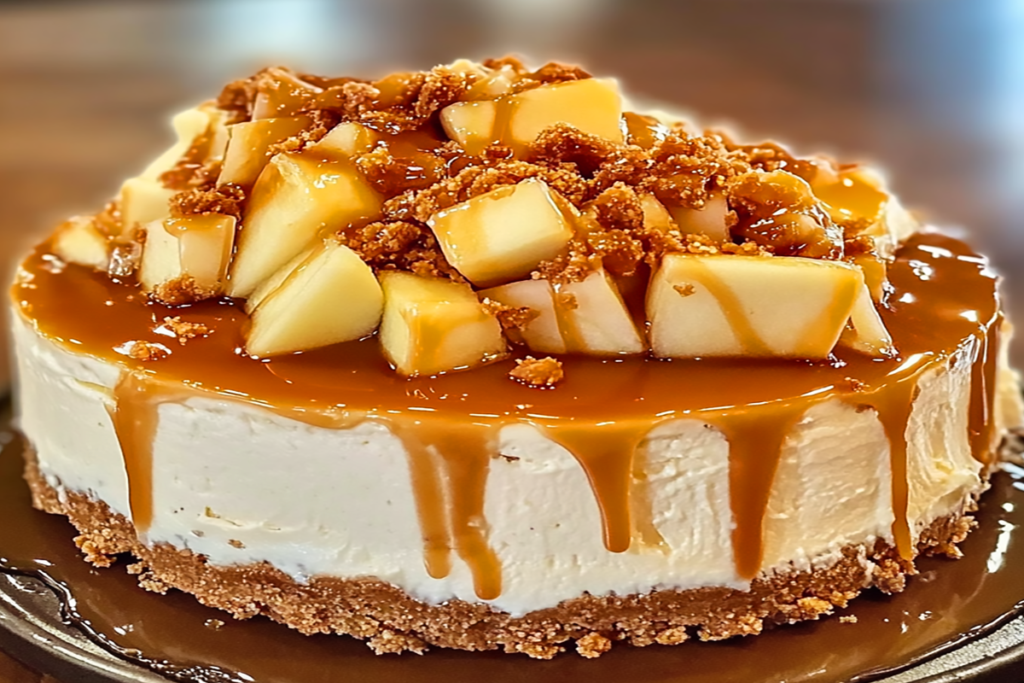 Caramel Apple Cheesecake
