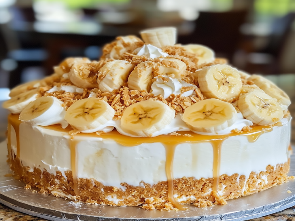 Banana Pudding Cheesecake Cake