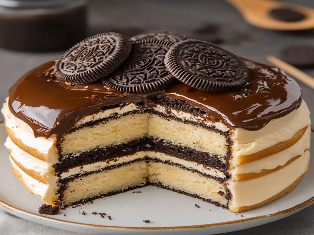 Oreo Dorayaki Cake