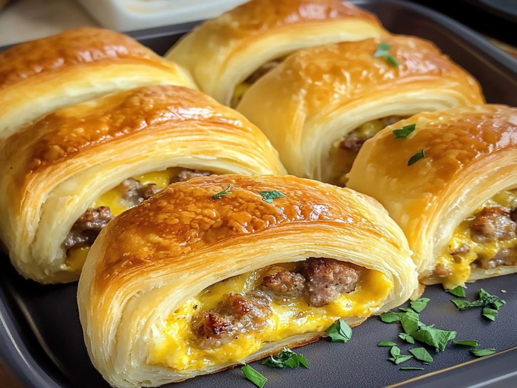 Breakfast Sausage Crescent Rolls