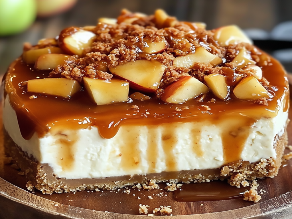 Gourmet Caramel Apple Cheesecake