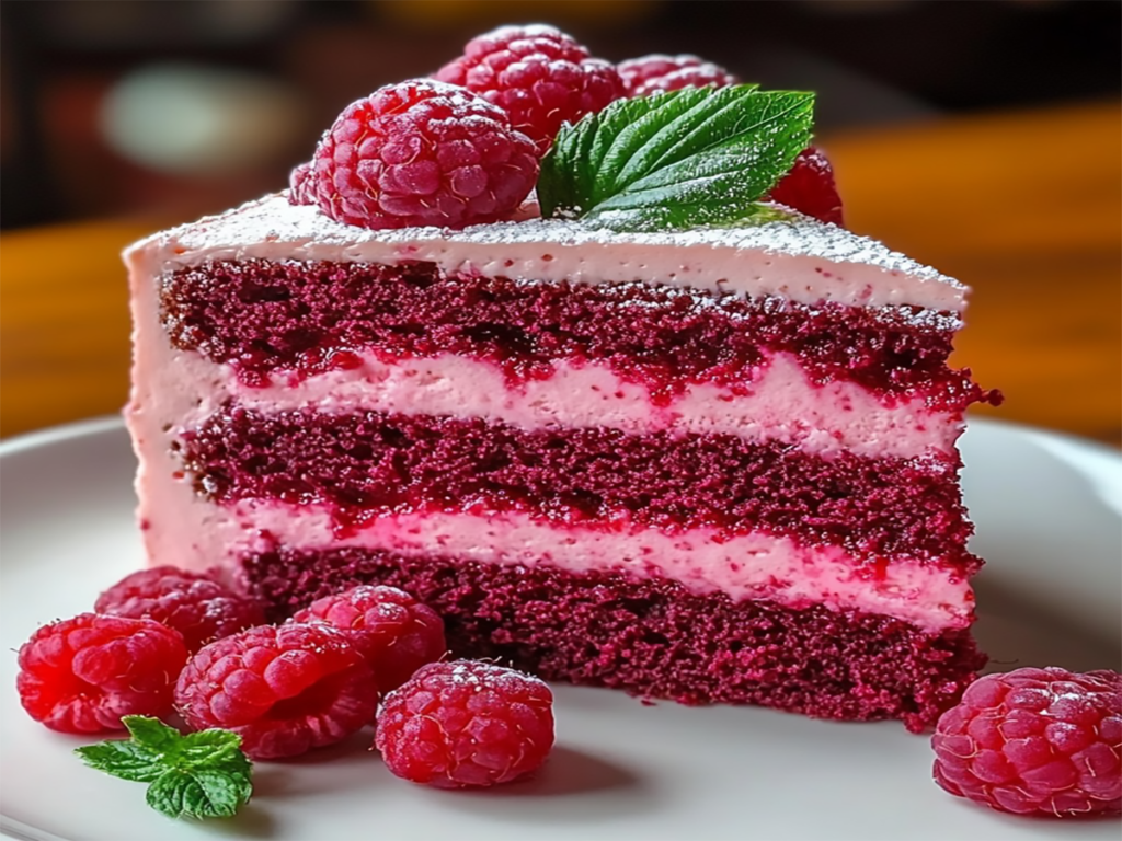 Raspberry Layer Cake