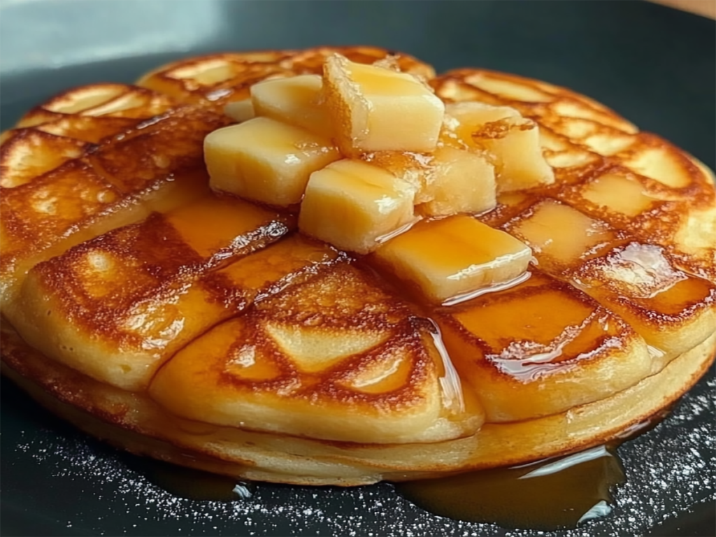 Pancakes with crispy edges