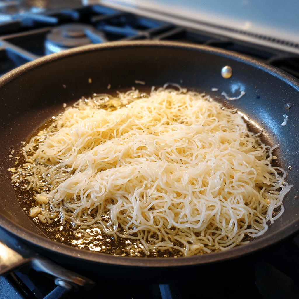 Cooking shirataki low carb pasta