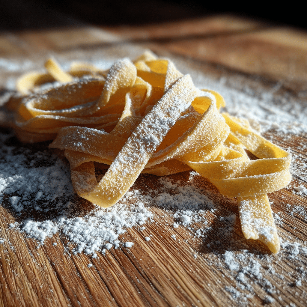 Homemade almond flour low carb pasta